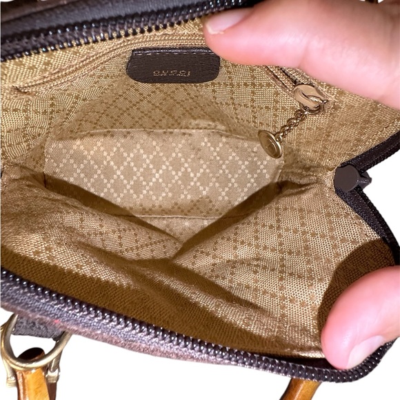 Gucci Bamboo Mini Suede 2 Way Bag - Picture 12 of 16